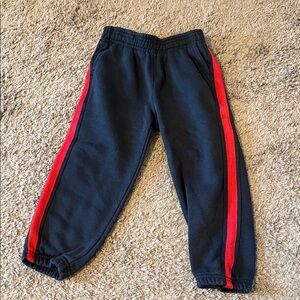 Kids Navy Sweatpants with Red Side Stripes (Primrose Schools uniform)